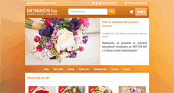 Desktop Screenshot of kvetyeshop.sk